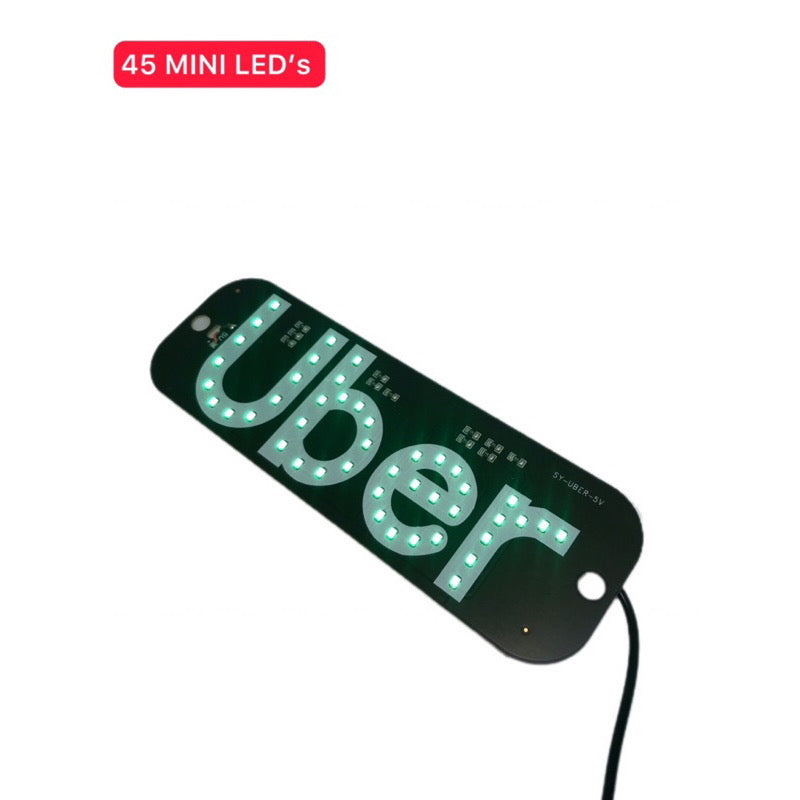 Placa Uber Motorista De Aplicativo 4 Cores