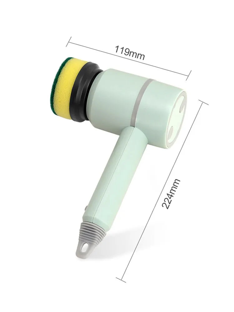 Escova Elétrica de Limpeza Multifuncional