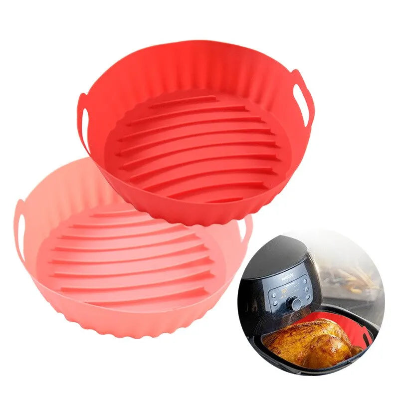 Forma de Silicone Antiaderente para AirFryer