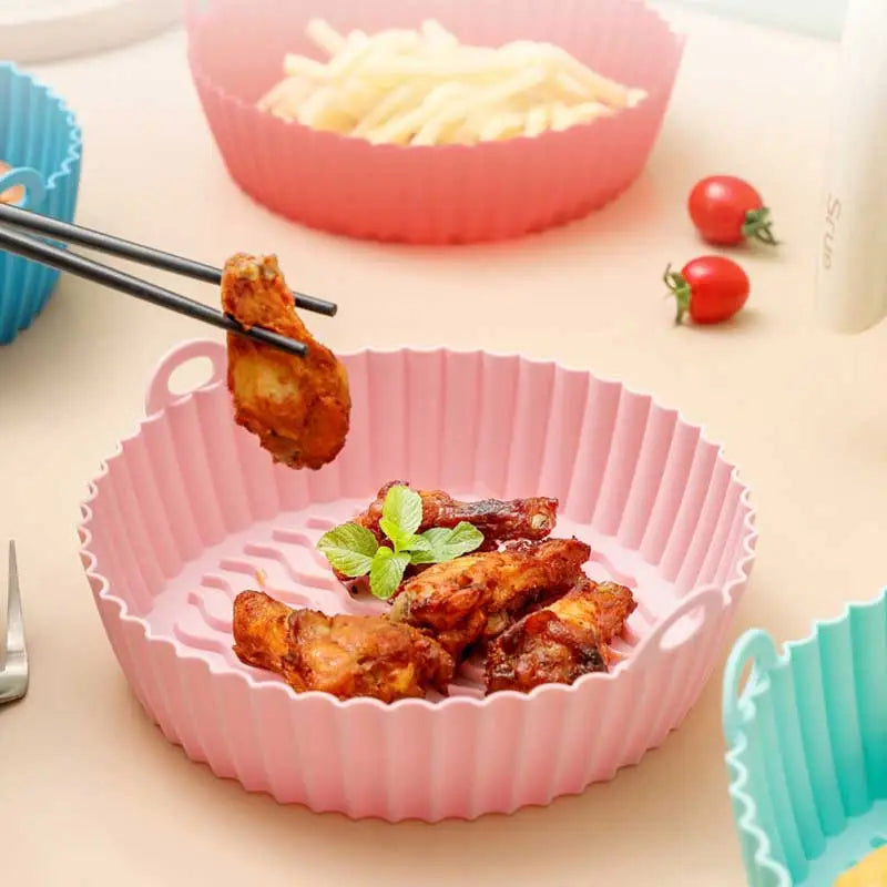 Forma de Silicone Antiaderente para AirFryer