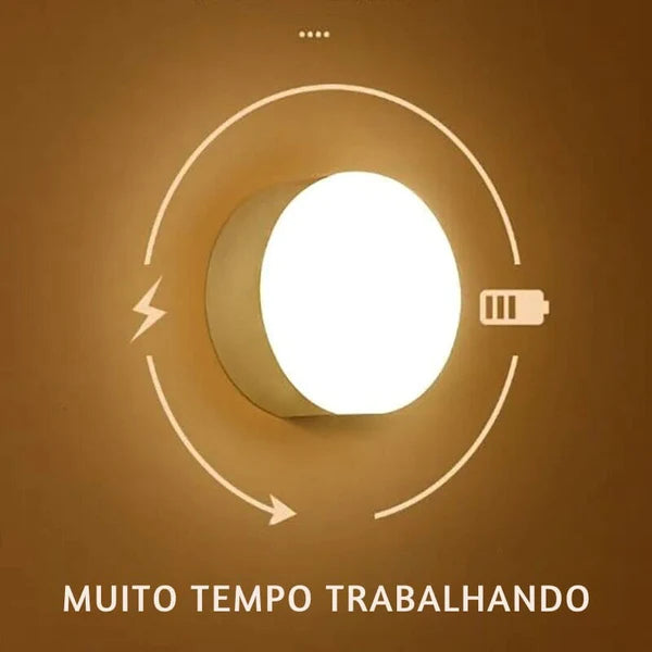 Luz Noturna LED com Indução Inteligente