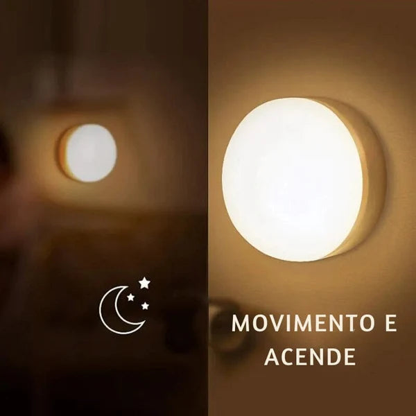 Luz Noturna LED com Indução Inteligente